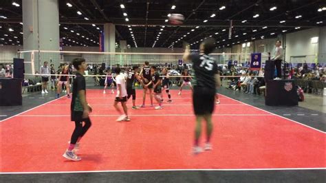 Academy Volleyball Club Boys 14 Hp Denny Volleyball Game Youtube