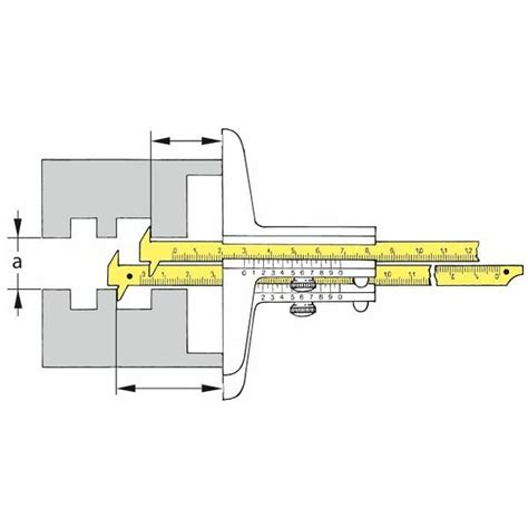 Vernier Depth Gauge Drawing How To Draw A Vernier Depth Off