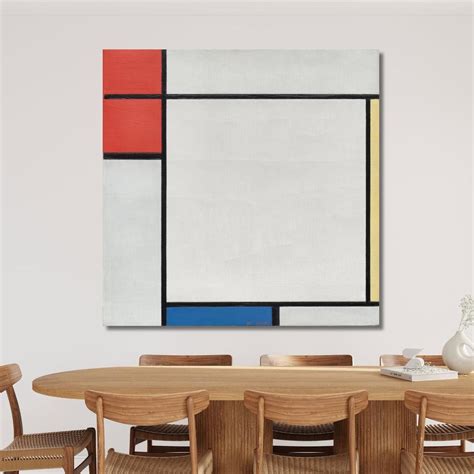 Composition With Red Yellow And Blue Piet Mondrian Canvas Print