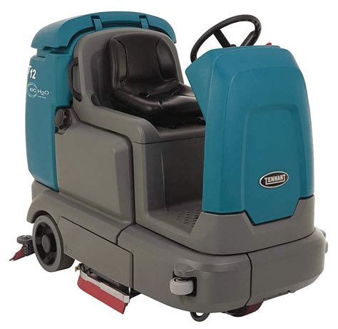 Tennant Rider Floor Scrubber Compact 600 Rpm Brush Speed Cylindrical