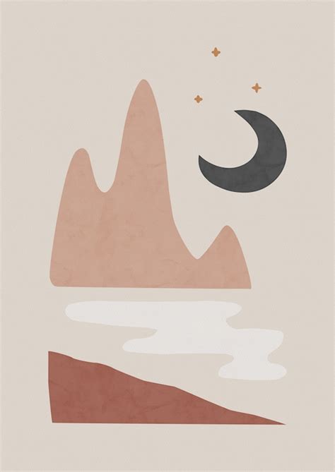 Landscape And Moon Posters And Prints By Orara Studio Printler