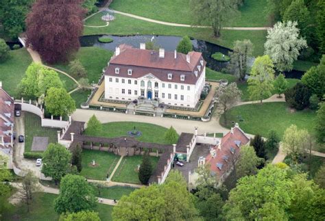 Branitz Von Oben Geb Udekomplex Im Schlo Park Von Schlo In Branitz