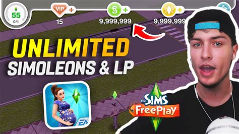 NEW Sims FreePlay Unlimited FREE SIMOLEONS LP Points 2024 IOS