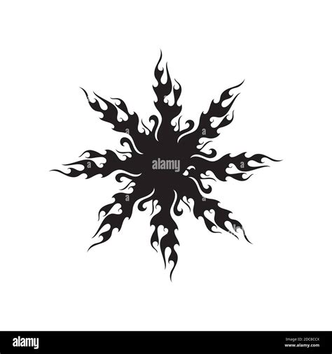 Tribal Flame Vector Symbol Image Stock Vector Image And Art Alamy