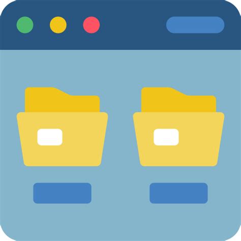 File explorer - Free files and folders icons