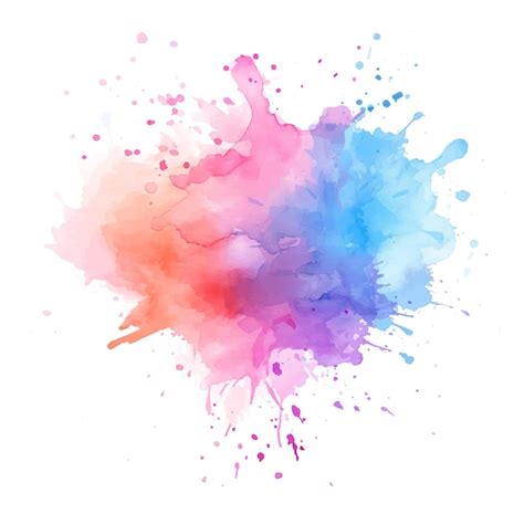 Splatter Spot Stain Dye Draw Ink Painting Stroke Splash Vibrant Rough