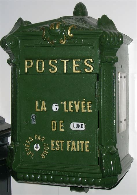 Bo Te Aux Lettres Delachanal L Adresse Mus E De La Poste La