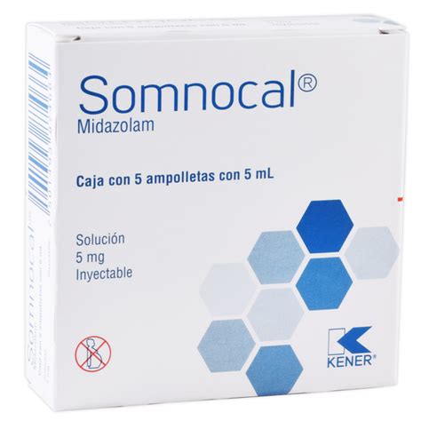 Medically Somnocal Sol Iny C Ml Mg Farmacia A Domicilio