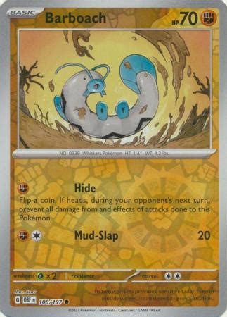 ESP Barboach 108 197 Common Reverse Holo Playset