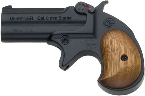 Old West Replica 22 Caliber Blank Firing Derringer Black Finish