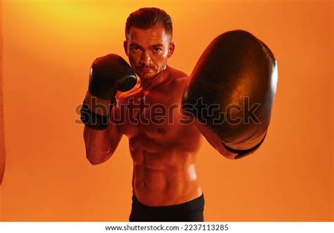 Man Bodybuilder Boxer Muscle Workout Naked Stock Photo Shutterstock