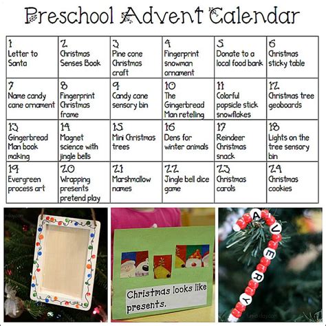 Advent Calendar Craft Preschool Celka Madelyn