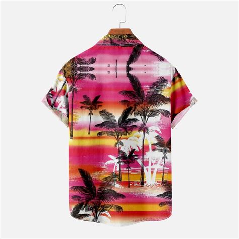 Apexfwdt Mens Casual Hawaiian Shirt Big And Tall Summer Short Sleeve Tropical Beach Shirts