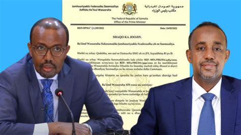 Deg Deg Rw Rooble Oo Shaqadii Ka Eryay Wasiirkii Farmaajo Ugu Dhawaa Ee