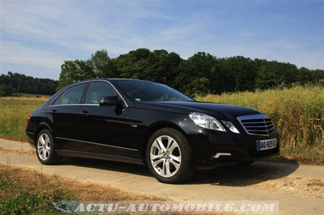 Essai Mercedes Classe E 250 CDI BlueEfficiency BVA Bilan Et Photos