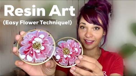 Diy Resin Coasters Easy Floral Technique With Alcohol Ink Full