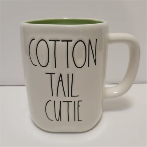 Rae Dunn Holiday Rae Dunn Cotton Tail Cutie Coffeemug White With