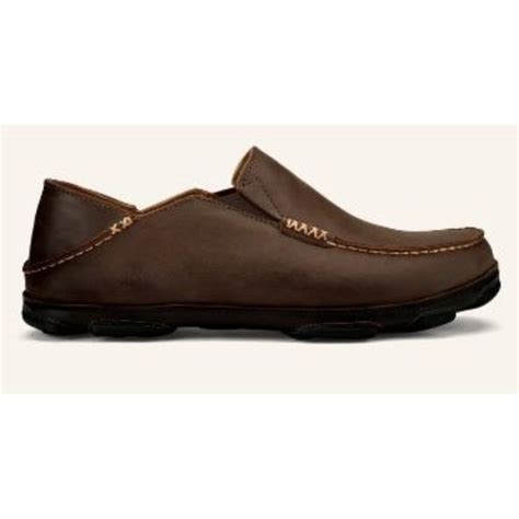 Olukai Shoes Olukai Moloa Shoes Men 3 Brown Nubuck Leather Slip On Drop Heel 11286348 140