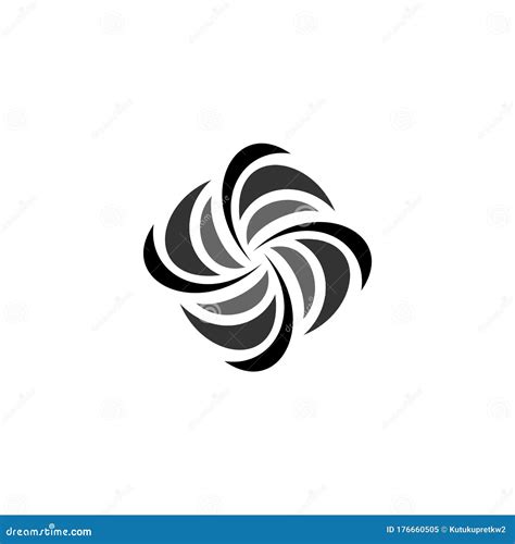 Abstract Swirl Logo Template Illustration Design Vector Eps 10 Stock