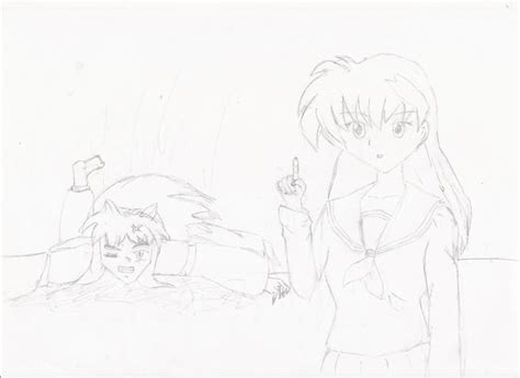 Inuyasha Kagome Sit Boy By Animegeek1995 On Deviantart