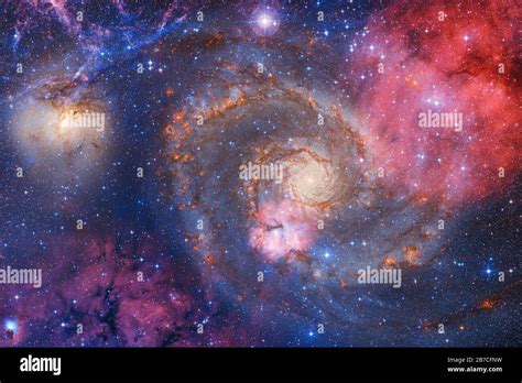 Cluster Of Stars In Deep Space Milky Way Galaxy Elements Of This