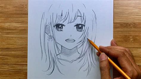 Cách Vẽ Cô Gái Anime Đơn Giản Vẽ Cô Gái Đơn Giản Cách Vẽ Anime Girl