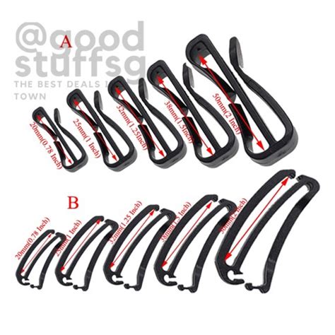 SG FREE 5Pcs 20 25 32 38 50mm Molle Attachment Webbing Strap Buckle