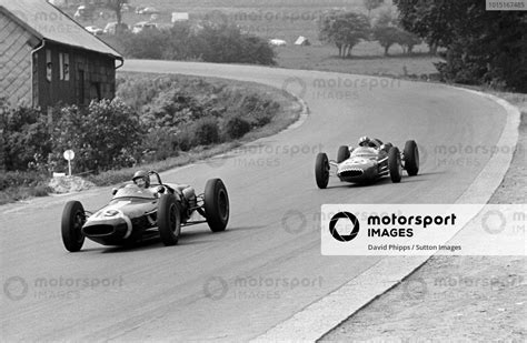 Ninth Place Finisher Lucien Bianchi BEL Lotus 18 21 Leads Jo Siffert