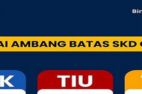 Cek Passing Grade Cpns Tiu Twk Tkp Terlengkap Semua Instansi