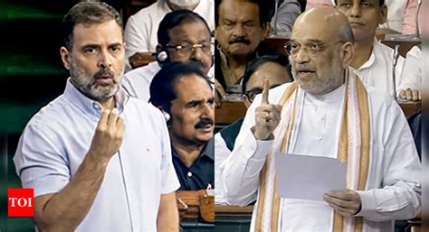 Rahul Gandhi Vs Amit Shah You Have Set Manipur On Fire Rahul Gandhi