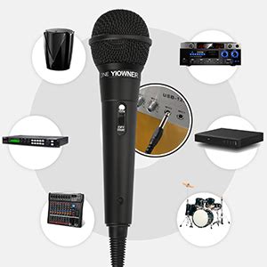 Amazon Yiowner Wired Microphone Karaoke Microphone Handheld