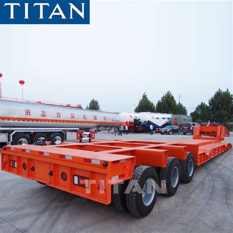 Titan T Detachable Gooseneck Deck Semitrailer Goose Neck Trailer