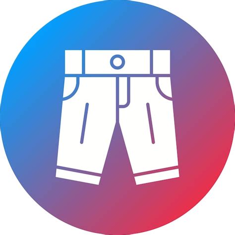 Imagen Vectorial De Icono De Pantalones Cortos Se Puede Usar Para Moda