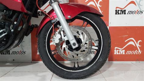 Yamaha YS 250 Fazer BlueFlex 2015 Vermelha KM Motos Sua Loja De