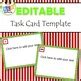 Editable Task Card Template Graphics For Commercial Use By BKB Resources