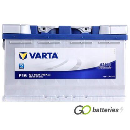 F16 Varta Blue Dynamic Battery 12V 80Ah 580 400 074 115 GoBatteries