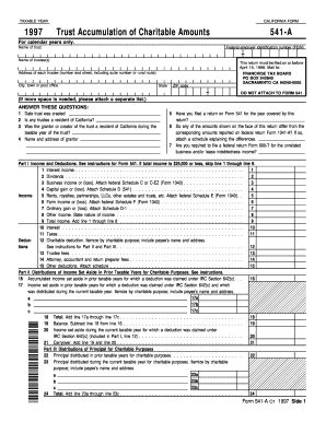 Fillable Online Ftb Ca Taxable Year California Form Trust