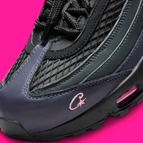 Corteiz Nike Air Max 95 Gridiron Pink Beam Black FB2709-001 | SneakerNews.com