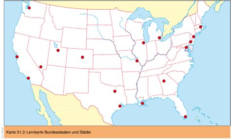 USA Topographie Städte Diagram Quizlet