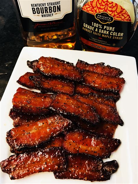 Maple Bourbon Candied Bacon - Cooks Well With Others