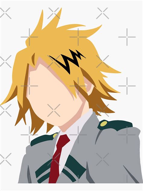 Denki Kaminari Sticker For Sale By 2craftybiscuits Redbubble