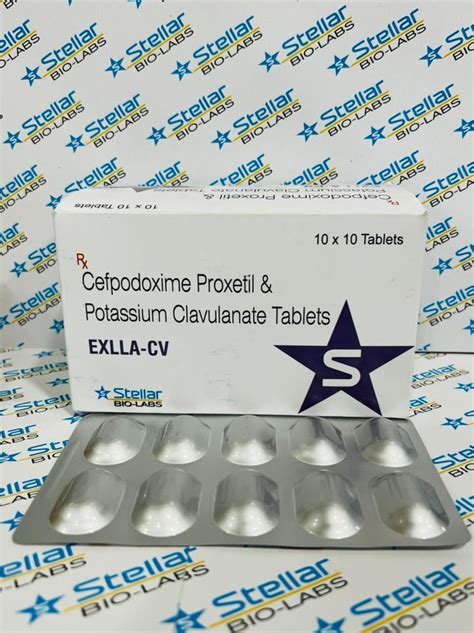 Cefpodoxime Mg Clavulanic Acid Mg Tablet At Rs Box