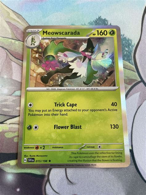 Meowscarada 015 198 SV1 Scarlet Violet Rare Holo Pokemon Card NM EBay