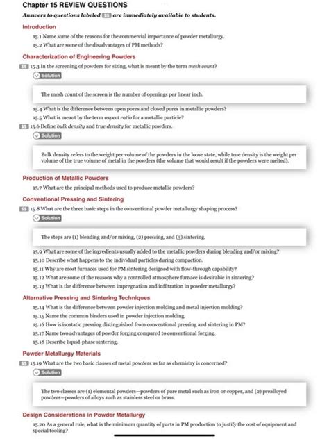 Solved Answer questions 15.1, 15.2, 15.4, 15.5, 15.7, 15.9, | Chegg.com 