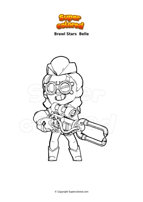 Dibujos Para Colorear Brawl Stars Supercolored