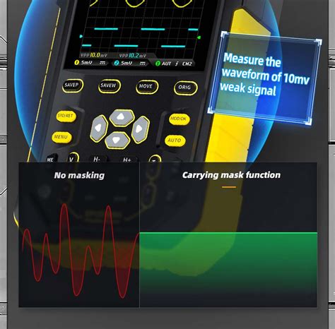 Fnirsi Dpox H Digital Phosphor Oscilloscope Eu Plug Yellow