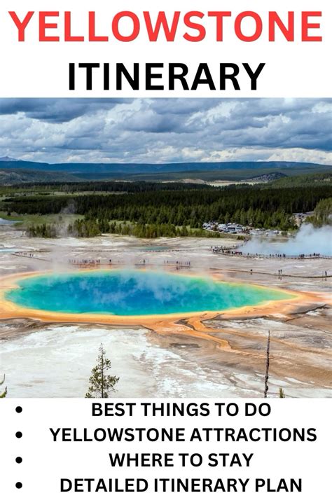 Ultimate 4 Day Yellowstone Itinerary Artofit