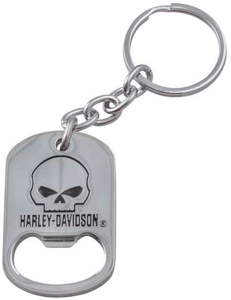 Harley Davidson Scowling Skull Key Chain And Bottle Opener Baron And Baron Novelty Hdkbo181