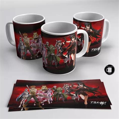 Taza Blanca 11 Oz Akame Ga Kill M01 1 Pz Meses Sin Interés