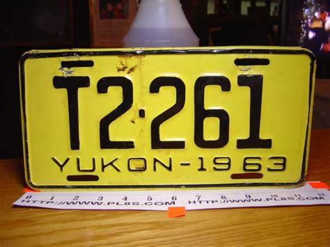 Drews Platestand Yukon Territory License Plates For Sale